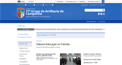 Desktop Screenshot of 17gac.eb.mil.br