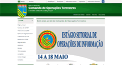 Desktop Screenshot of coter.eb.mil.br