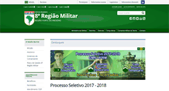 Desktop Screenshot of 8rm.eb.mil.br