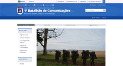 Desktop Screenshot of 1bcom.eb.mil.br