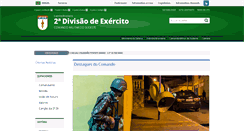 Desktop Screenshot of 2de.eb.mil.br