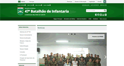 Desktop Screenshot of 47bi.eb.mil.br