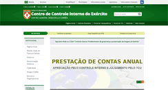 Desktop Screenshot of cciex.eb.mil.br