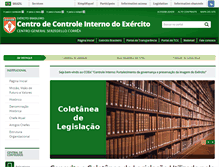 Tablet Screenshot of cciex.eb.mil.br