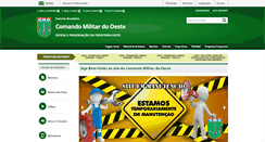 Desktop Screenshot of cmo.eb.mil.br
