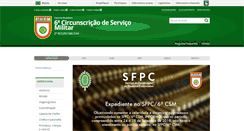 Desktop Screenshot of 6csm.eb.mil.br
